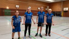Badminton: TVD beendet Hinserie jeweils auf Rang 1