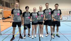 Badminton: erste Mannschaft landet Heim-Zweier