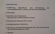 19.03.2026 Mitgliederversammlung